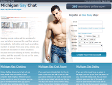 Tablet Screenshot of michigangaychat.com